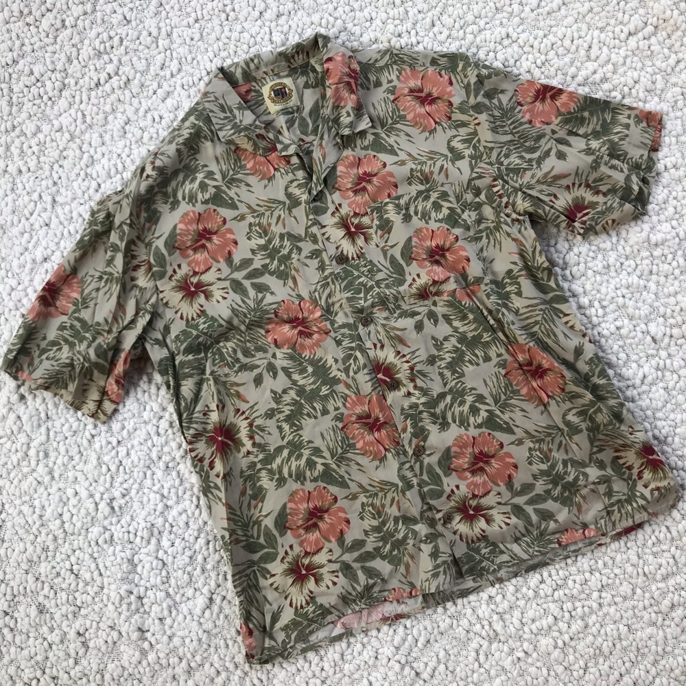 Pusser’s West Indies Aloha Hawaiian Shirt- Large